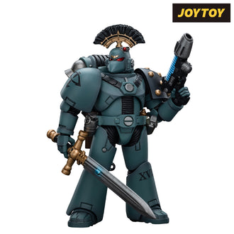 JoyToy Warhammer The Horus Heresy Action Figure - Sons of Horus, Legion MkVI Tactical Squad Sergeant with Power Sword (1/18 Scale)