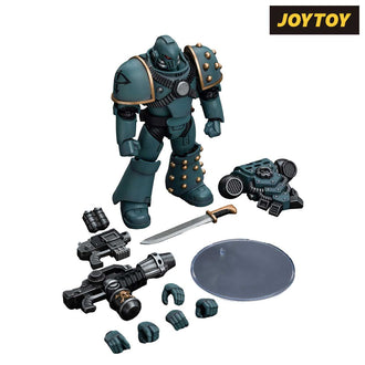 JoyToy Warhammer The Horus Heresy Action Figure - Sons of Horus, Legion MKIV Tactical Squad Legionary with Flamer (1/18 Scale)