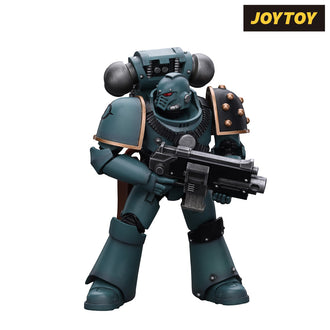 JoyToy Warhammer The Horus Heresy Action Figure - Sons of Horus, Legion MKIV Tactical Squad Legionary with Bolter (1/18 Scale)