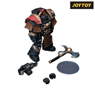 JoyToy Warhammer The Horus Heresy Action Figure - Sons of Horus Justaerin Terminator Squad, Justaerin with Carsonran Power Axe (1/18 Scale)