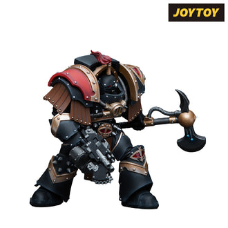 JoyToy Warhammer The Horus Heresy Action Figure - Sons of Horus Justaerin Terminator Squad, Justaerin with Carsonran Power Axe (1/18 Scale)