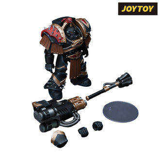 JoyToy Warhammer The Horus Heresy Action Figure - Sons of Horus Justaerin Terminator Squad, Justaerin with Multi-melta and Power Maul (1/18 Scale)