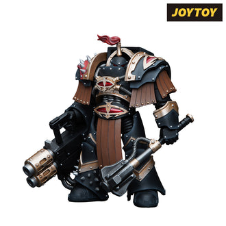 JoyToy Warhammer The Horus Heresy Action Figure - Sons of Horus Justaerin Terminator Squad, Justaerin with Multi-melta and Power Maul (1/18 Scale)