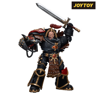 JoyToy Warhammer The Horus Heresy Action Figure - Sons of Horus, Ezekyle Abaddon, First Captain of the XVIth Legion (1/18 Scale)