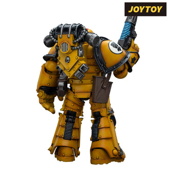 JoyToy Warhammer The Horus Heresy Action Figure - Imperial Fists, Legion MkIII Tactical Squad Sergeant with Power Fist (1/18 Scale)