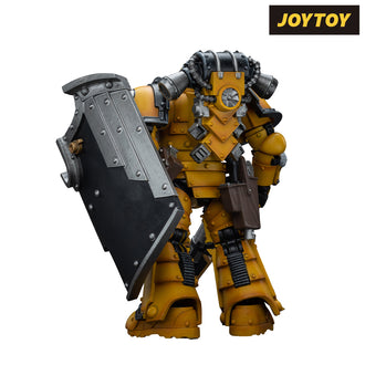 JoyToy Warhammer The Horus Heresy Action Figure - Imperial Fists, Legion MkIII Breacher Squad, Legion Breacher with Lascutter (1/18 Scale)