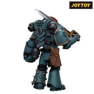 JoyToy Warhammer The Horus Heresy Action Figure - Sons of Horus, Legion MKIV Tactical Squad Sergeant with Power Fist (1/18 Scale)