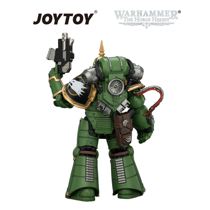 JOYTOY Warhammer The Horus Heresy - Salamanders, MKIII Tactical Legionary with Plasma Pistol and Bolt Pistol (1/18 Scale) Preorder