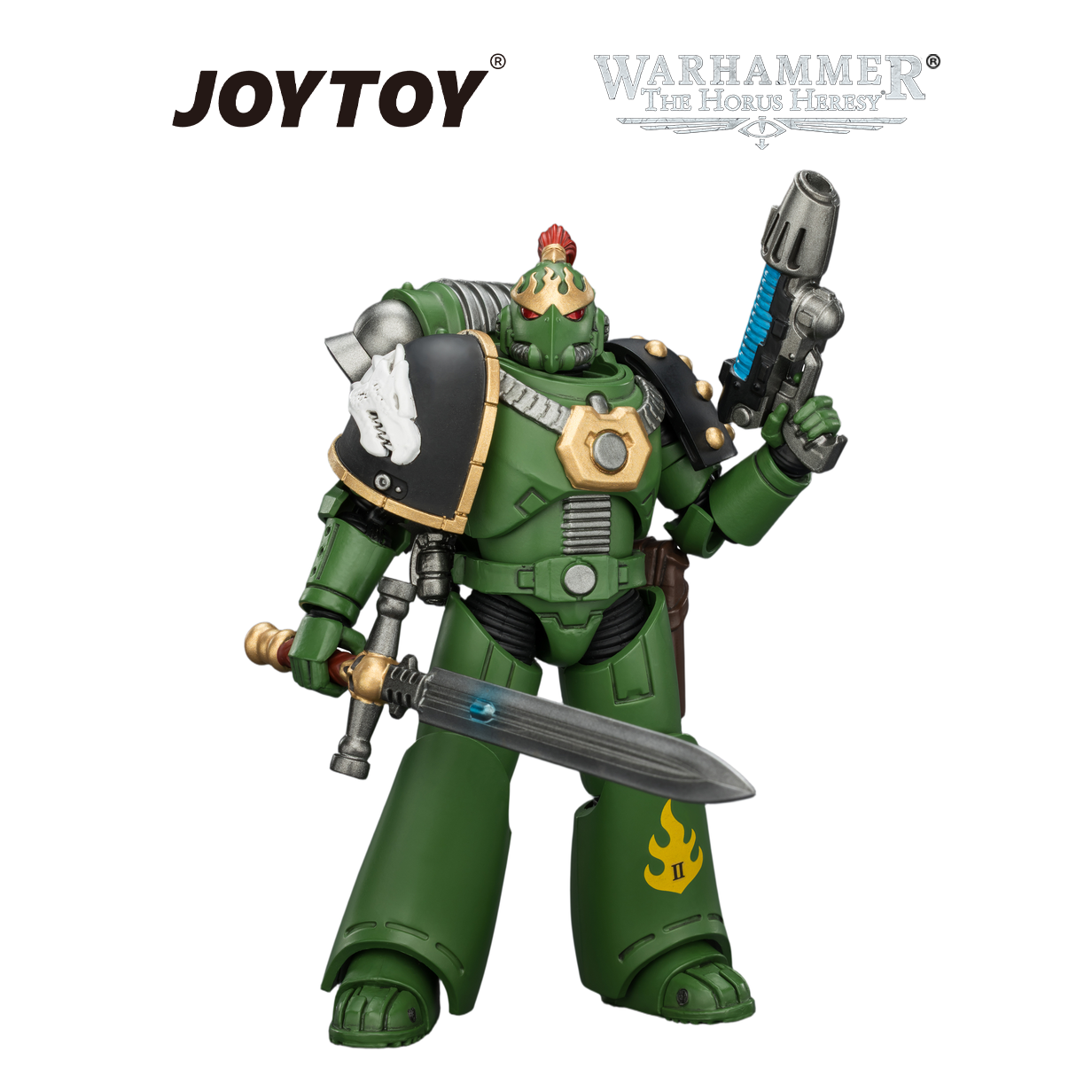 JOYTOY Warhammer The Horus Heresy - Salamanders, MKVI Tactical Legionary (1/18 Scale) Preorder