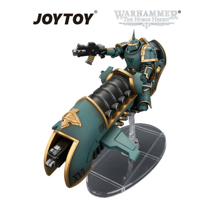 JOYTOY Warhammer The Horus Heresy - Sons of Horus, Legion Scimitar Jetbike with Heavy Bolter (1/18 Scale) Preorder