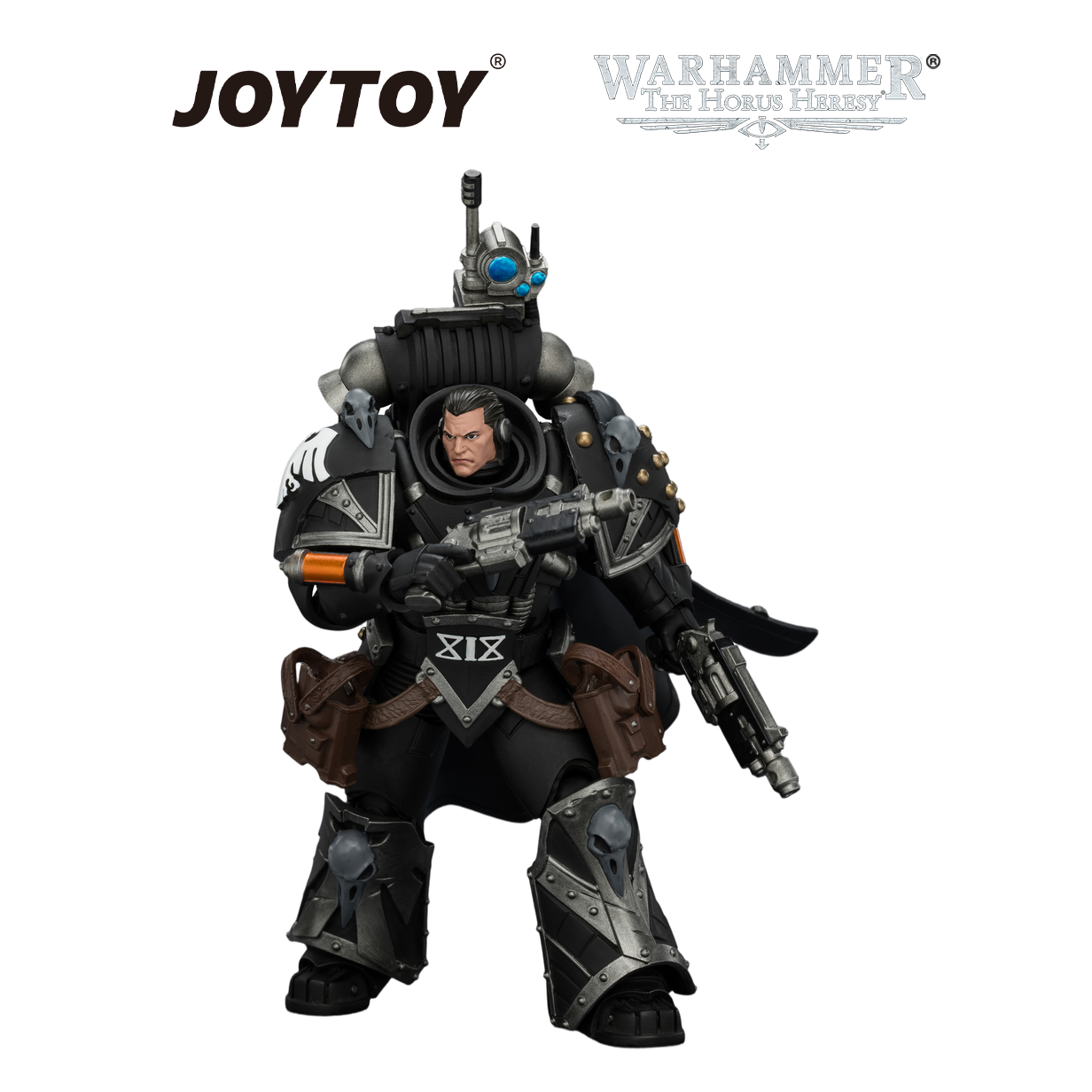 JOYTOY Warhammer The Horus Heresy - Raven Guard, Kaedes Nex, The Blood Crow, with Fulcrum Hand Cannons (1/18 Scale)