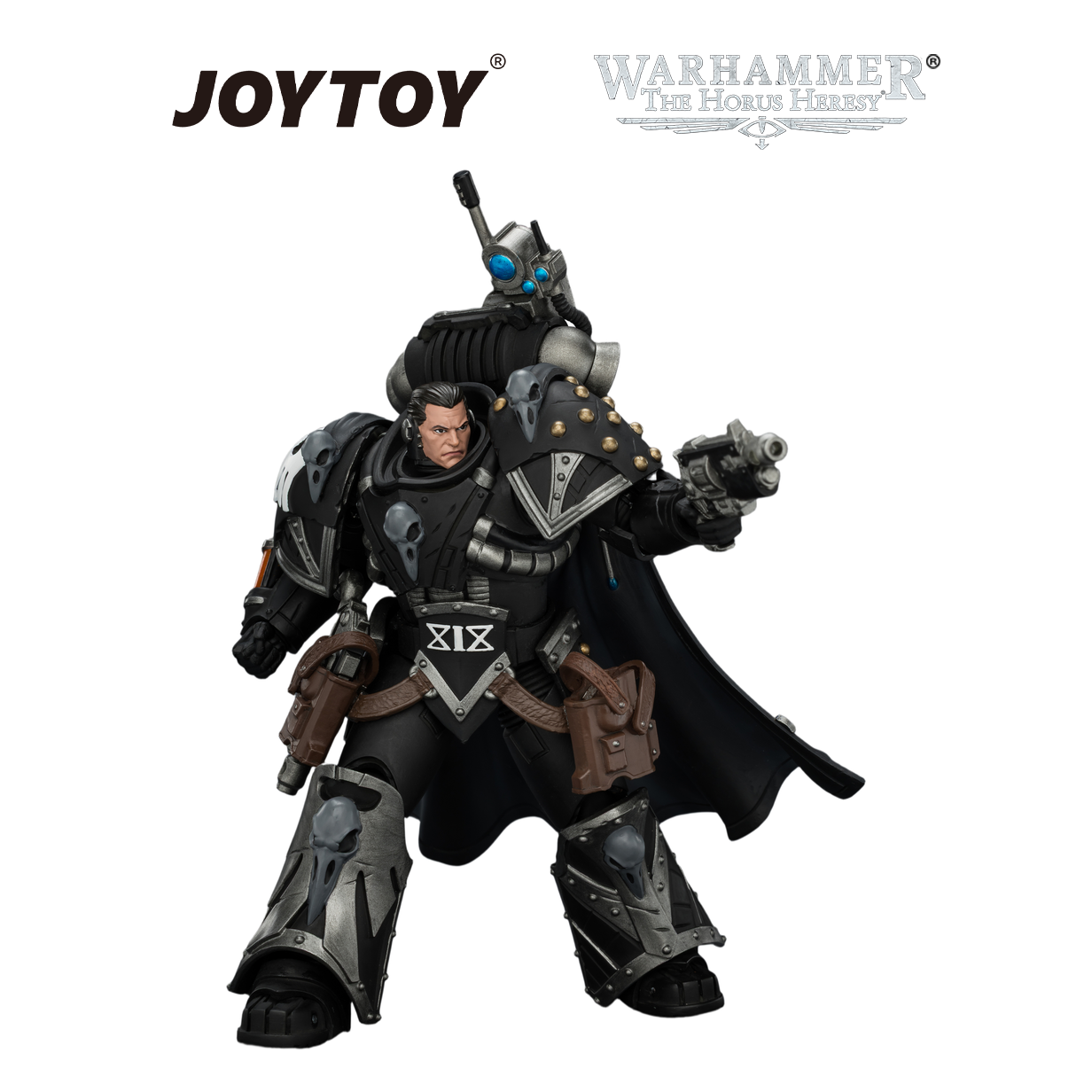 JOYTOY Warhammer The Horus Heresy - Raven Guard, Kaedes Nex, The Blood Crow, with Fulcrum Hand Cannons (1/18 Scale)