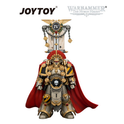 JOYTOY Warhammer The Horus Heresy - Iron Warriors, Centurion with Heavy Power Maul and Combi-Melta (1/18 Scale) Preorder