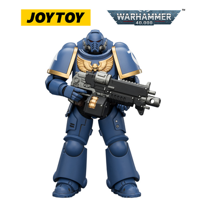 JOYTOY Warhammer 40,000 Ultramarines Predator Destructor & Intercessor (Scale 1:18) Preorder Bundle