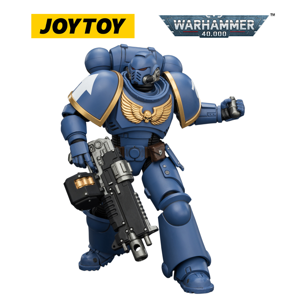 JOYTOY Warhammer 40,000 Ultramarines Predator Destructor & Intercessor (Scale 1:18) Preorder Bundle