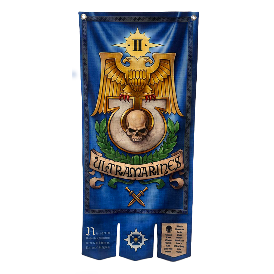 Warhammer 40,000: Ultramarines 2nd Company Banner - Preorder