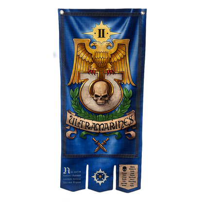 Warhammer 40,000: Ultramarines 2nd Company Banner - Preorder