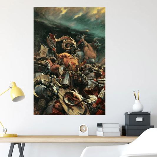 Warhammer The Old World Beastmen Brayherds Poster