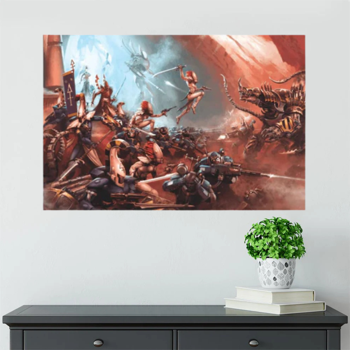 Aeldari Battle For Hymnos Poster