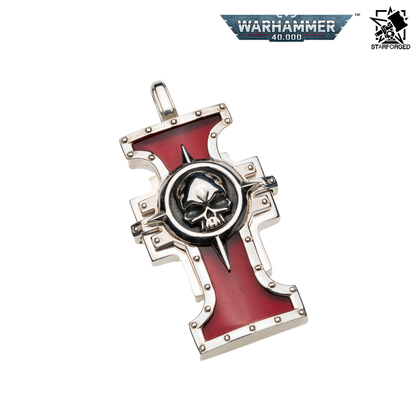 Starforged Warhammer 40,000 Inquisition Seal of the Holy Ordos Silver Pendant
