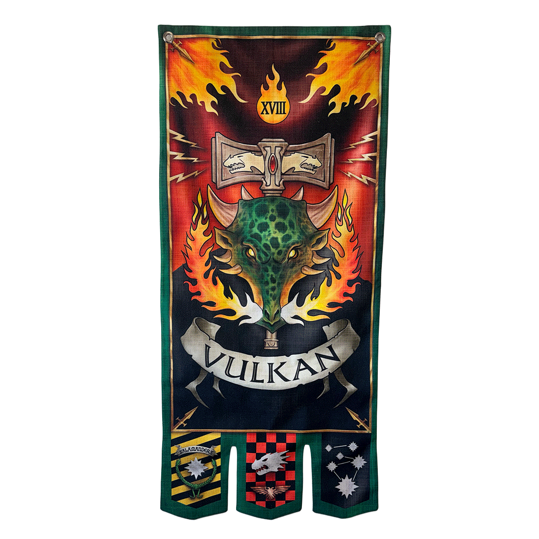 Warhammer 40,000: Salamanders Chapter Banner - Preorder