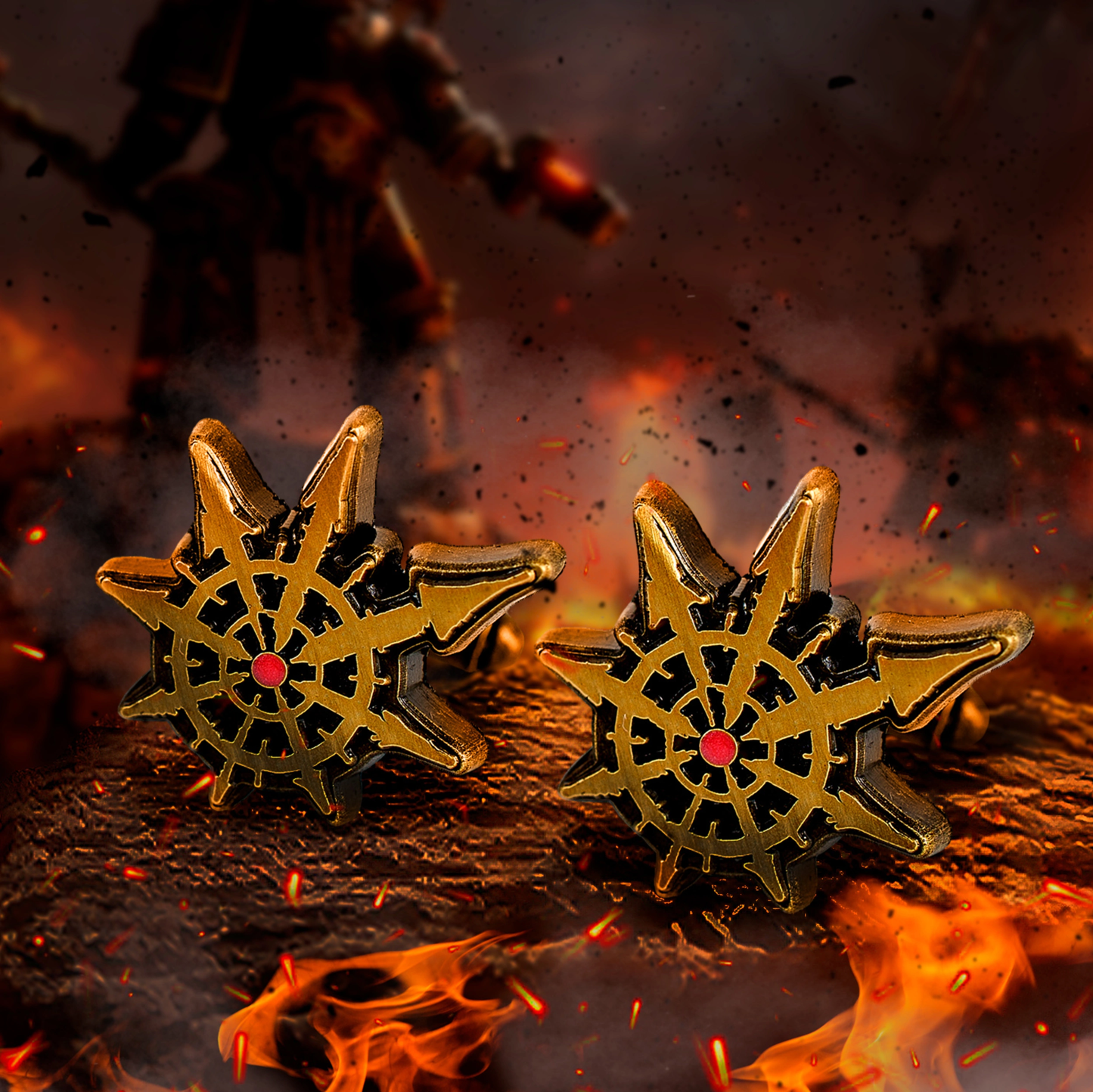 Warhammer 40,000: Chaos Cufflinks