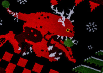 Warhammer 40,000: Red Gobbo Knitted Blanket