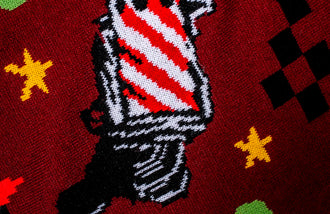 Warhammer 40,000: Red Gobbo Knitted Blanket