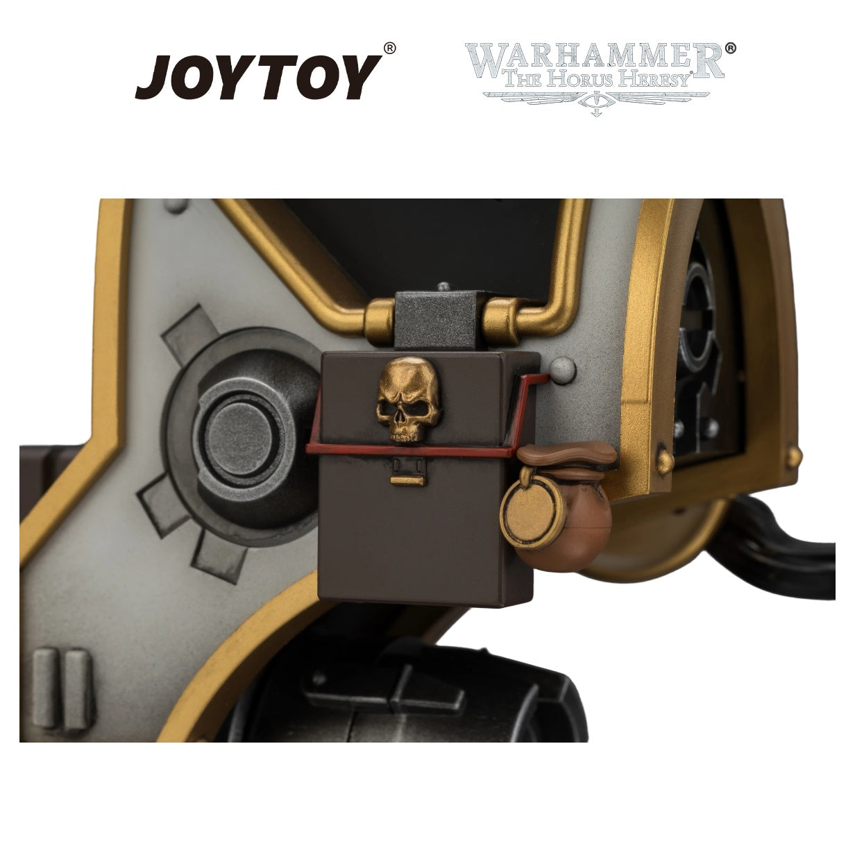 JOYTOY Warhammer The Horus Heresy - White Scars Legion Shamshir Jetbike with Kontos power lance (1/18 Scale) Preorder