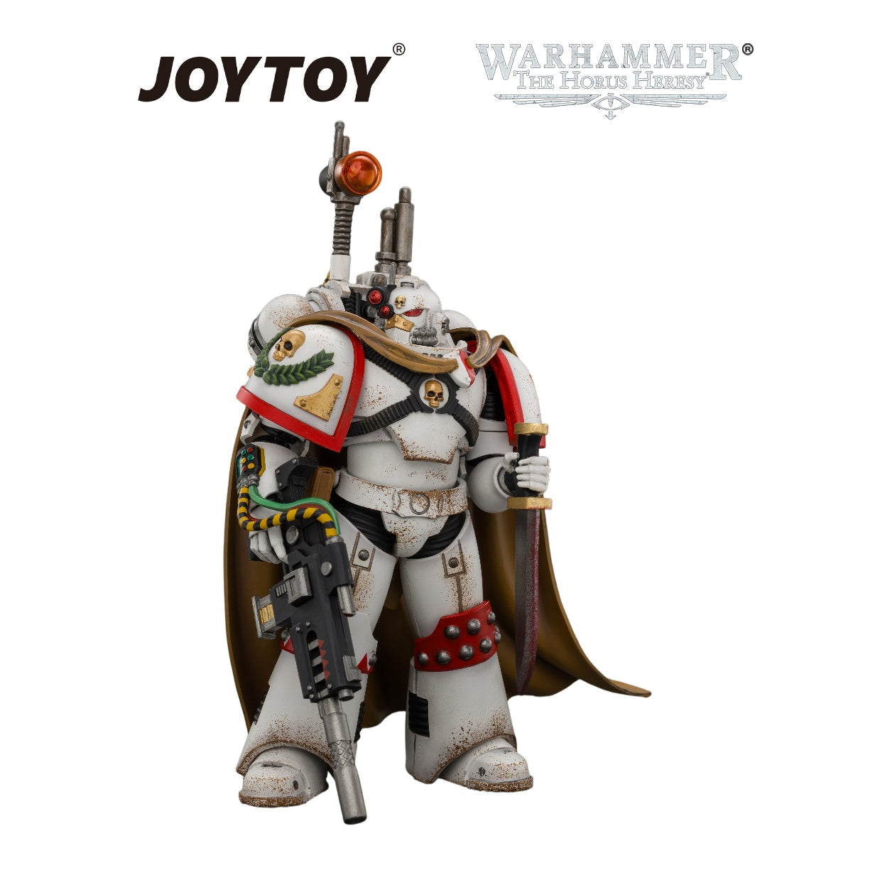 JOYTOY Warhammer The Horus Heresy - White Scars, Legion Vigilator with Nemesis Rifle and Bolt Pistol (1/18 Scale) Preorder