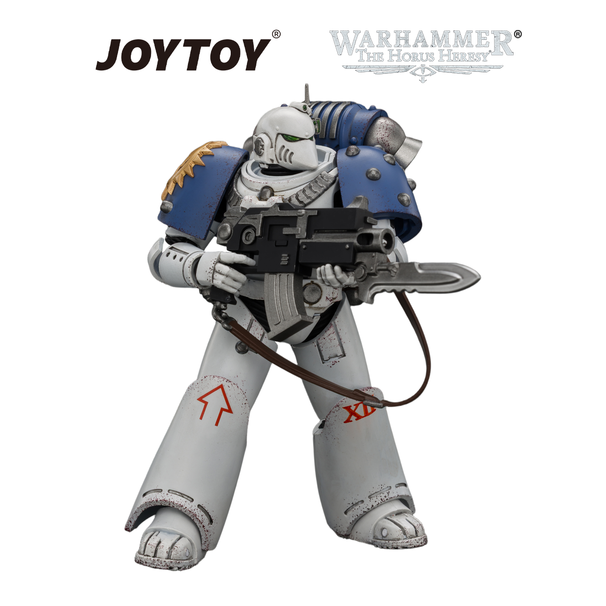JOYTOY Warhammer The Horus Heresy - World Eaters, MKVI Tactical Sergeant with Plasma Pistol and Power Sword (1/18 Scale) Preorder