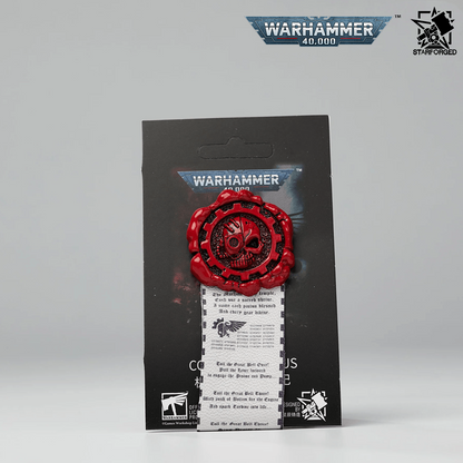 Starforged Warhammer 40,000 Adeptus Mechanicus Purity Seal Brooch