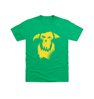 Irish Green Orruk Warclans Graffiti Insignia T Shirt