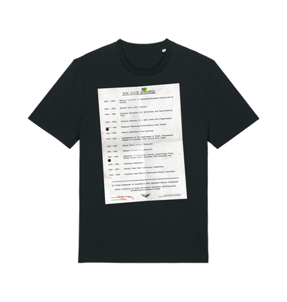 Black Printed T-shirt Front