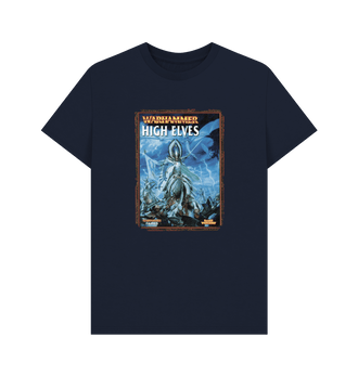 Navy Blue Warhammer Fantasy Battle 7th Edition - High Elves T Shirt