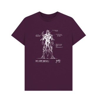 Purple Drukhari Sketch T Shirt