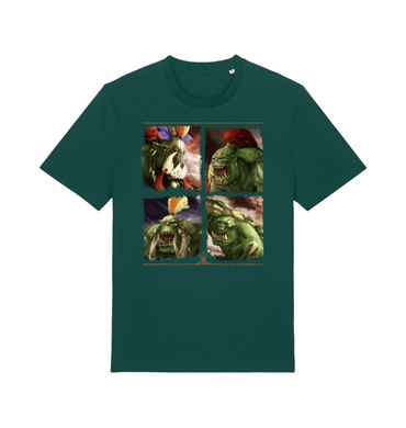 Glazed Green Printed T-shirt