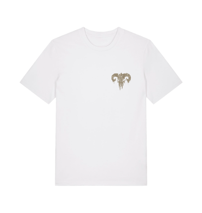 White Printed T-shirt Front