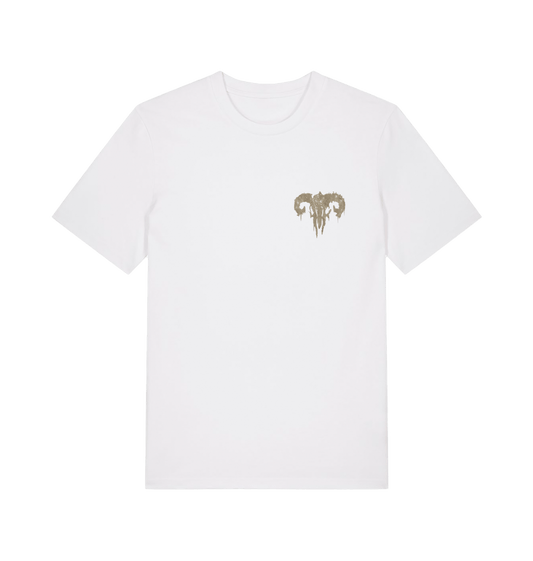 White Printed T-shirt Front