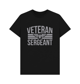 Black Veteran Sergeant T Shirt