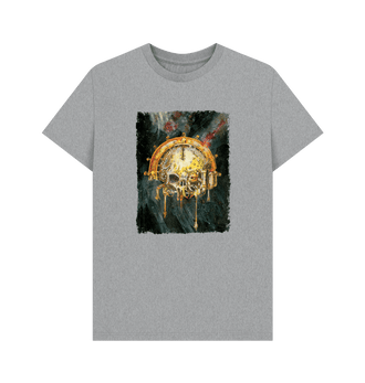 Athletic Grey GRIMDARK - Servo-Skull T Shirt