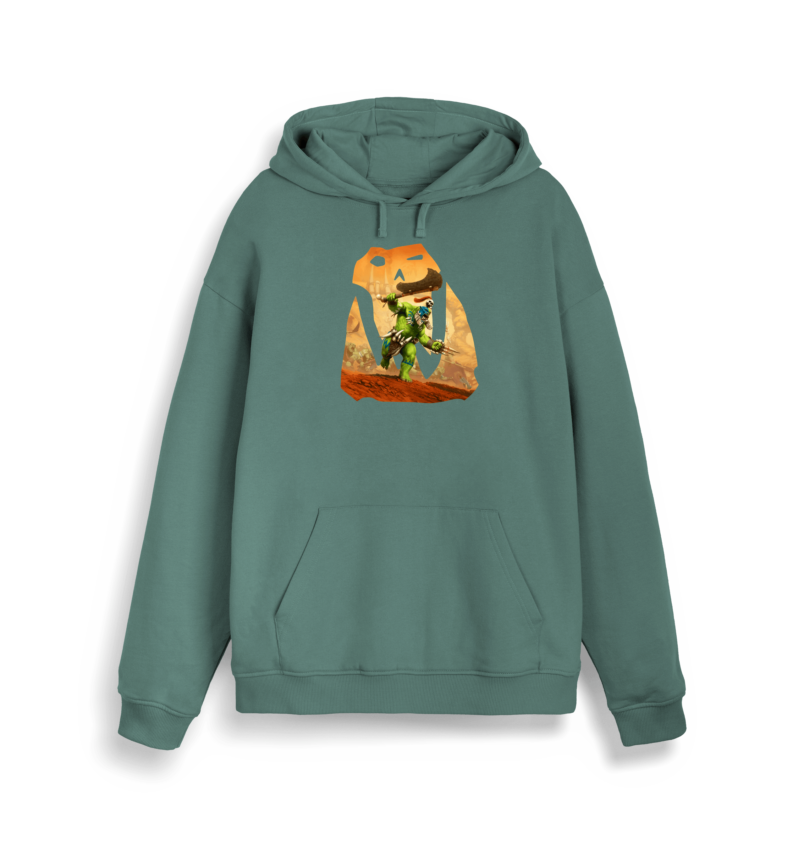 Green Bay Printed Sweater Front