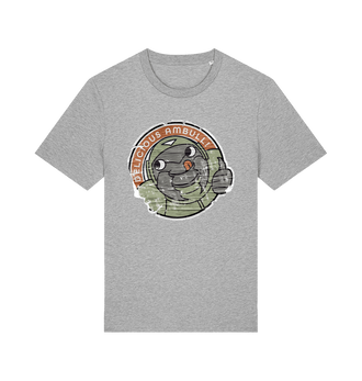 Heather Grey Printed T-shirt