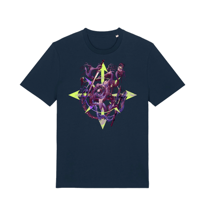 French Navy Printed T-shirt