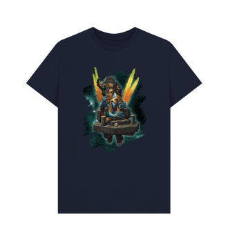 Navy Blue Seraphon Skink Starseer T Shirt