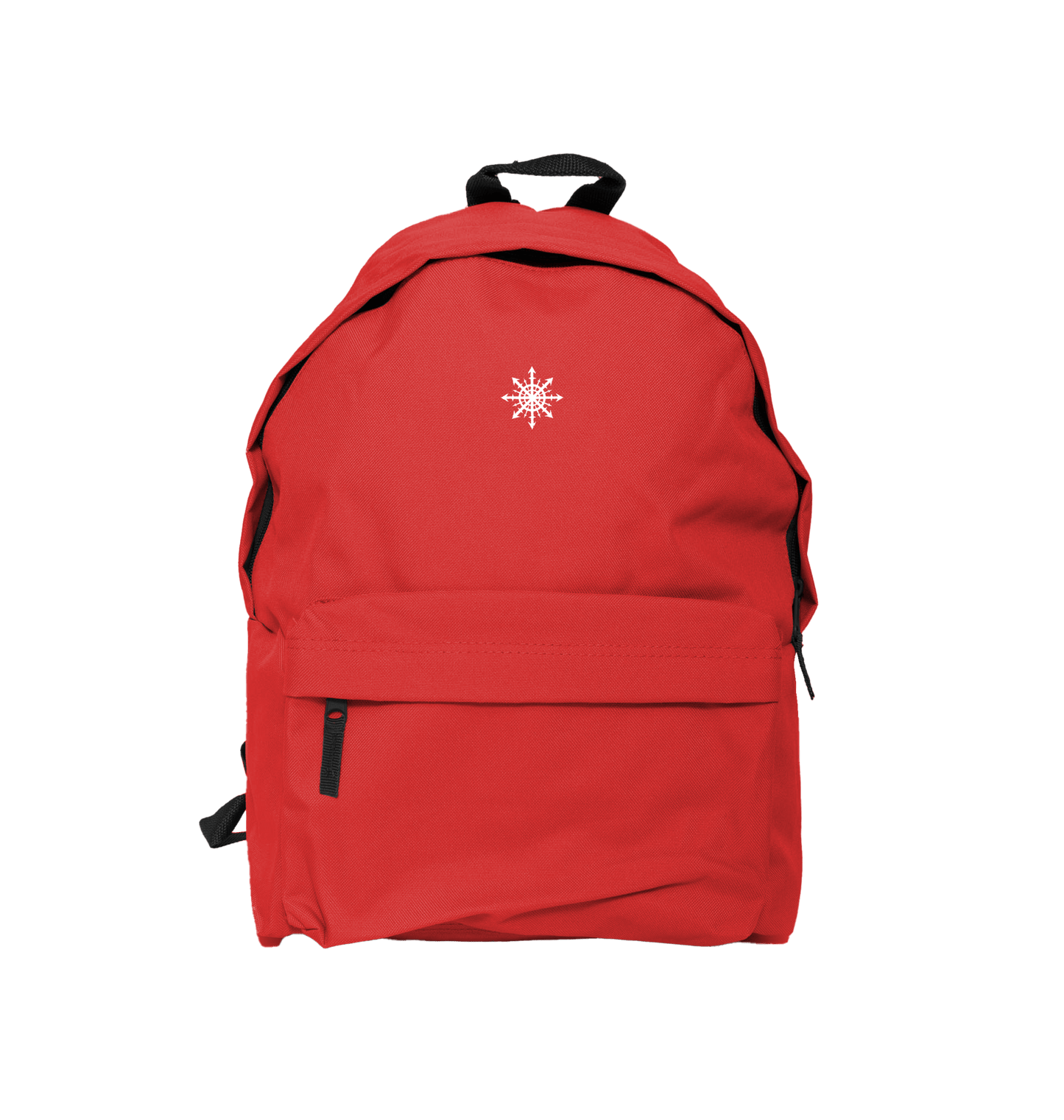 Bright Red Printed Bag Front