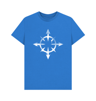 Bright Blue Chaos Daemons Graffiti Insignia T Shirt