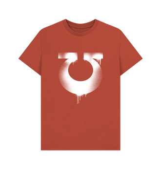 Rust Ultramarines Graffiti Insignia T Shirt