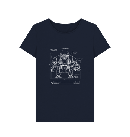 Navy Blue Ultramarines Redemptor Dreadnought Fitted T Shirt