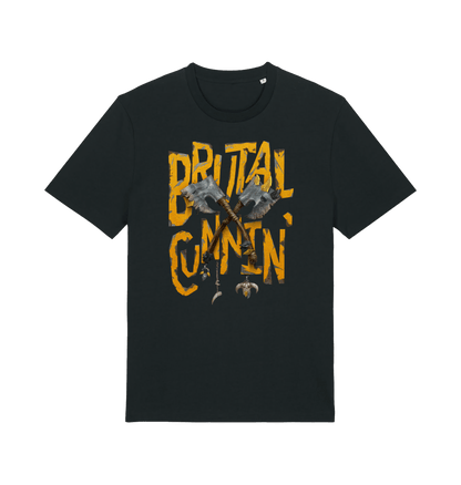 Black Printed T-shirt Front